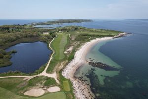 Fishers Island 8th Tee Aerial